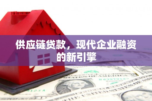 金坛供应链贷款，现代企业融资的新引擎