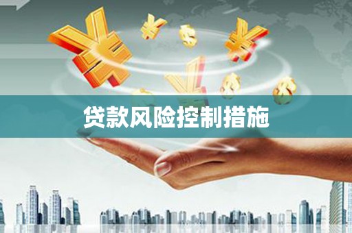 金坛贷款风险控制措施