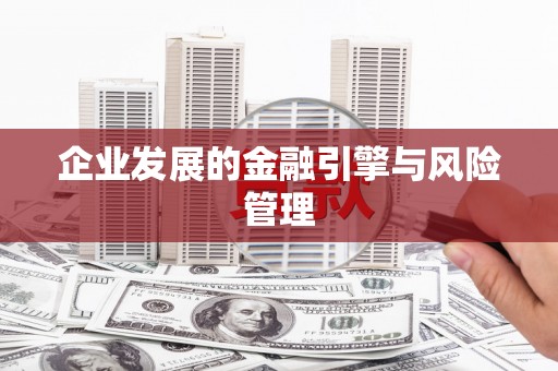 金坛企业发展的金融引擎与风险管理