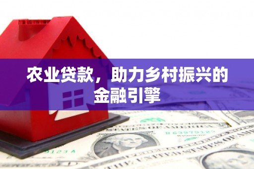金坛农业贷款，助力乡村振兴的金融引擎