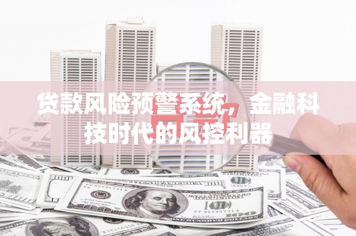 金坛贷款风险预警系统，金融科技时代的风控利器