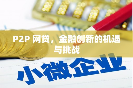 金坛P2P 网贷，金融创新的机遇与挑战