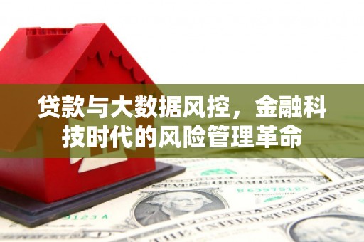 金坛贷款与大数据风控，金融科技时代的风险管理革命