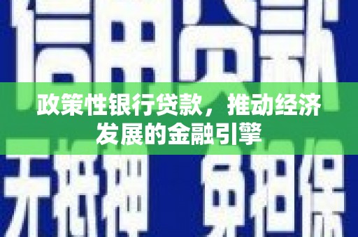 金坛政策性银行贷款，推动经济发展的金融引擎