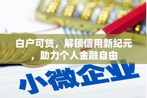金坛白户可贷，解锁信用新纪元，助力个人金融自由