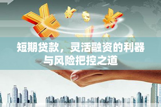 金坛短期贷款，灵活融资的利器与风险把控之道