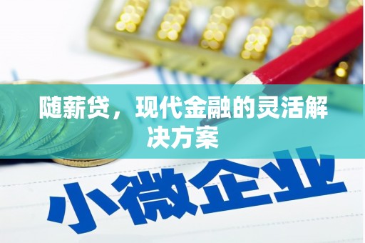 金坛随薪贷，现代金融的灵活解决方案