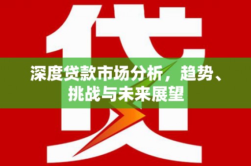 金坛深度贷款市场分析，趋势、挑战与未来展望