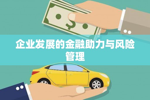 金坛企业发展的金融助力与风险管理