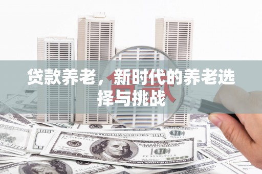 金坛贷款养老，新时代的养老选择与挑战