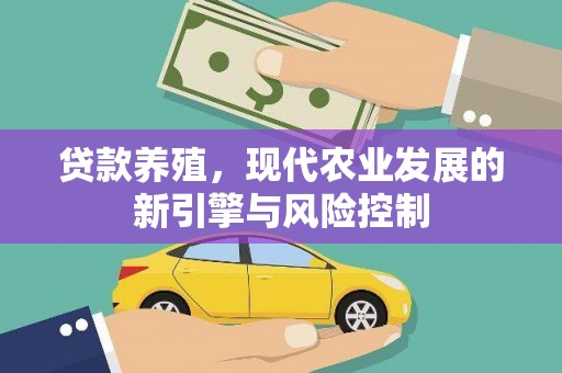 金坛贷款养殖，现代农业发展的新引擎与风险控制