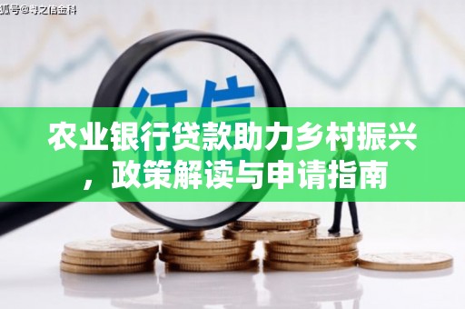 金坛农业银行贷款助力乡村振兴，政策解读与申请指南