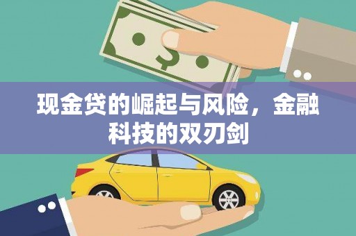 金坛现金贷的崛起与风险，金融科技的双刃剑