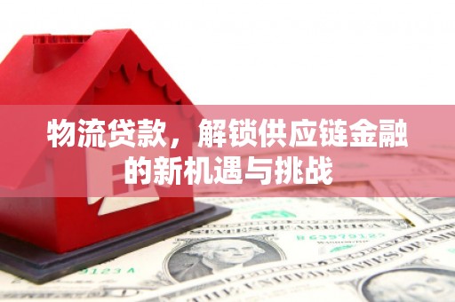 金坛物流贷款，解锁供应链金融的新机遇与挑战