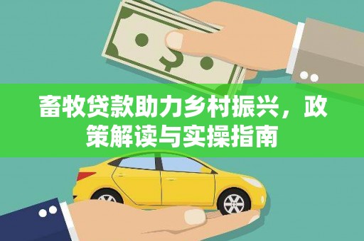 金坛畜牧贷款助力乡村振兴，政策解读与实操指南