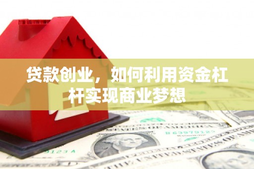 金坛贷款创业，如何利用资金杠杆实现商业梦想