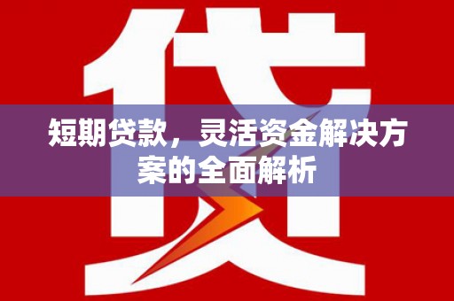 金坛短期贷款，灵活资金解决方案的全面解析