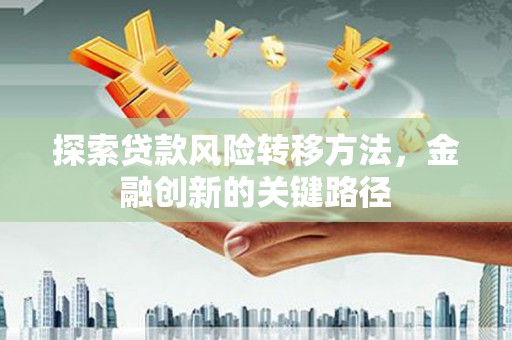 金坛探索贷款风险转移方法，金融创新的关键路径