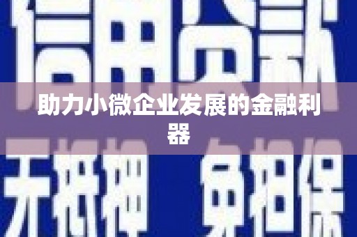 金坛助力小微企业发展的金融利器