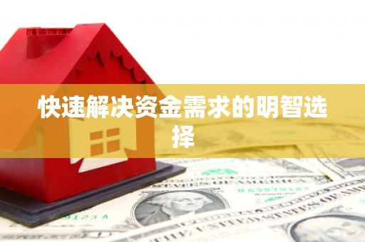 金坛快速解决资金需求的明智选择